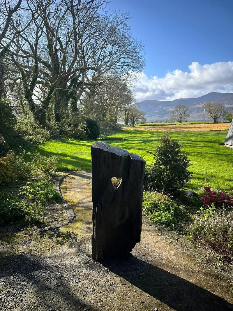 A carved heart along the way, County Kerry